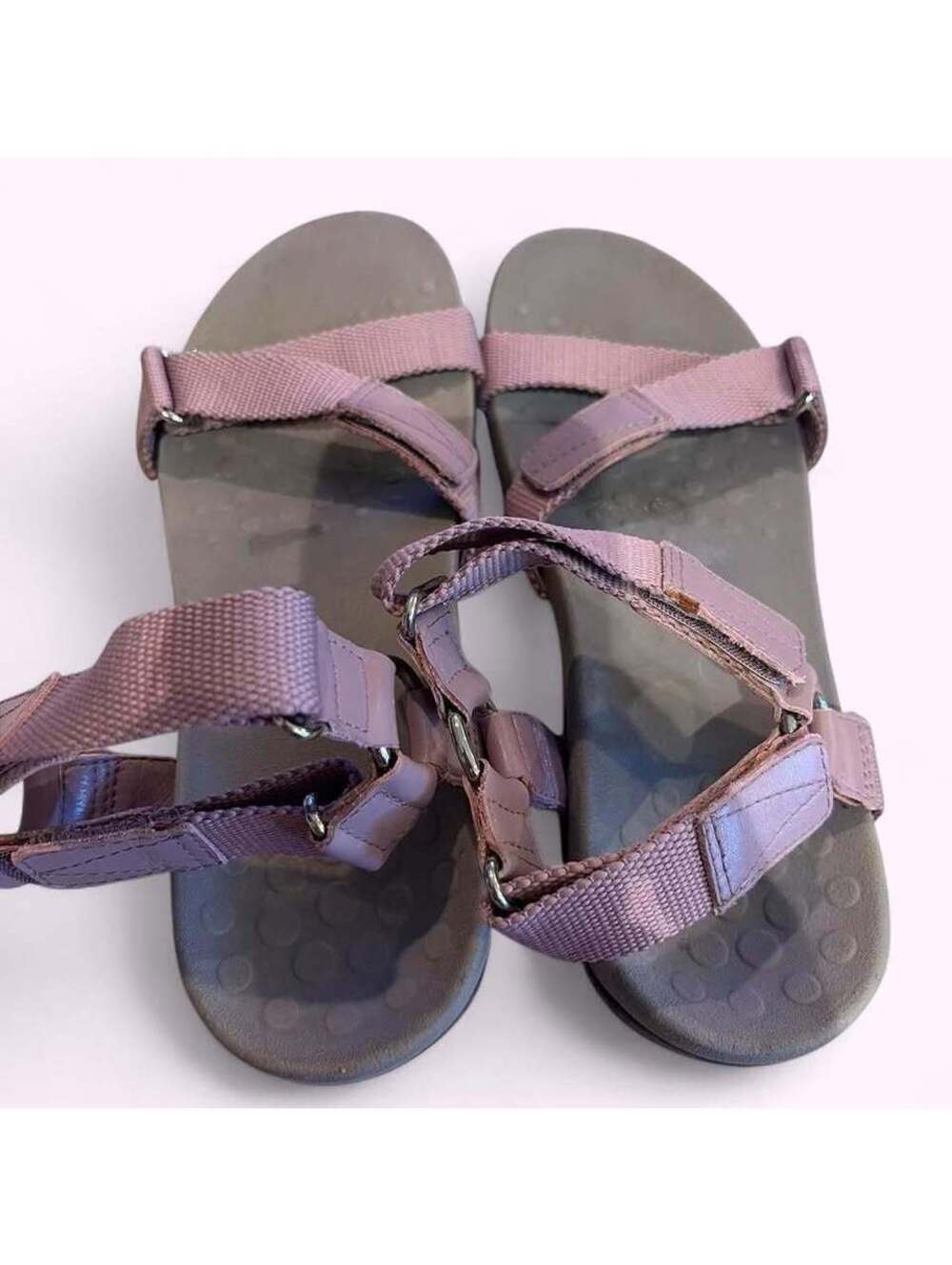 Vionic Women's Purple and Pink Sandals- Size 8